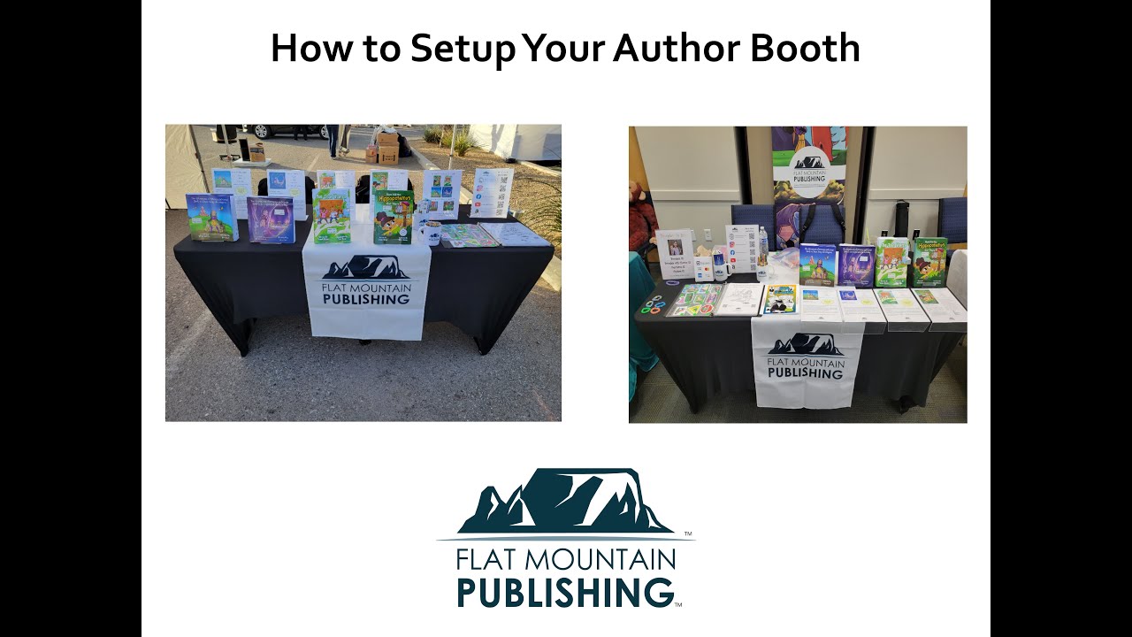How to Setup Your Author Booth: Look Like a Professional at Your First Event