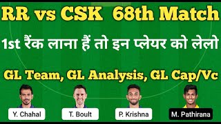 rr vs csk fantasy team match preview depths analysis