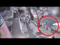 A Security Camera Video Shows a Man Appearing on the Street Out of Nowhere