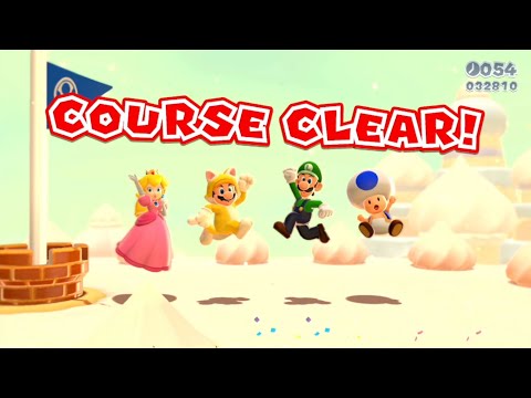 [uncut] 4 Player Mario 3D World Speedrun