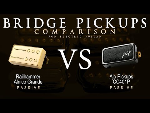 Railhammer ALNICO GRANDE vs Ajo CC401P - Bridge Guitar Pickup Comparison Tone Demo