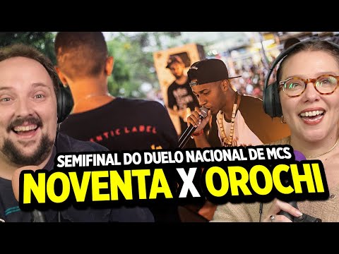 Noventa (ES) vs Orochi (RJ) - (Semifinal) Duelo de MCs Nacional 2015 - 22/11/15 - CASAL REACT