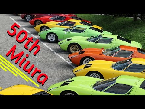 Lamborghini Miura 50th Anniversary - Italy 2016