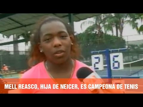 Mell, la hija de Neicer Reasco, es campeona de tenis - En Corto