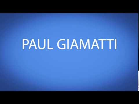how to pronounce PAUL GIAMATTI