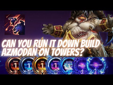 Azmodan Demonic Invasion - CAN YOU RUN IT DOWN AZMO ON TOWERS? - B2GM Season 5(Diamond 3)