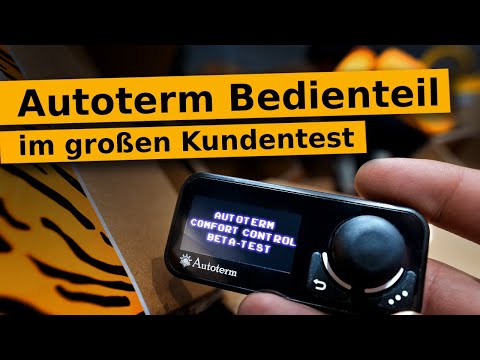 Autoterm Comfort Control panel - big pre release customer test