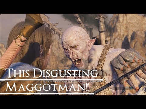 Shadow of War: Middle Earth™ Unique Orc Encounter & Quotes #30 THE URUK WHO LIKES MAGGOT!!