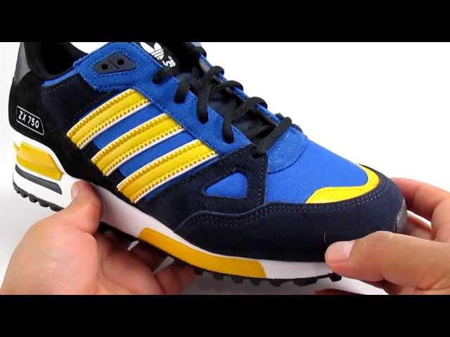 Vídeo relacionado con adidas ZX 750, Zapatillas de running para Hombre, New Navy Dark Navy White, 43 1/3 EU