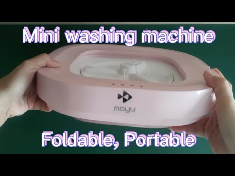 Moyu Mini Foldable Washing Machine with dryer / LAZADA / SHOPEE / ALI EXPRESS / AMAZON / How to use