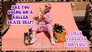 WHAT SHOULD I BRING ON A ROLLER SKATING TRIP? Help I'm traveling with skates and idk what to pack