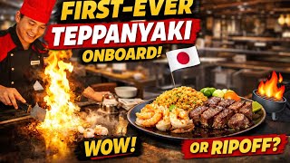 🎌 Princess Cruises First-Ever Teppanyaki Experience! 🍱🔥#princess 
