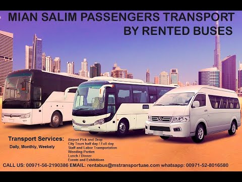 35 Seater Luxury Bus rental Dubai
