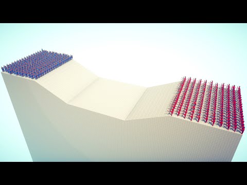 50 SHIELD vs 50 ARROW TOURNAMENT - Totally Accurate Battle Simulator TABS