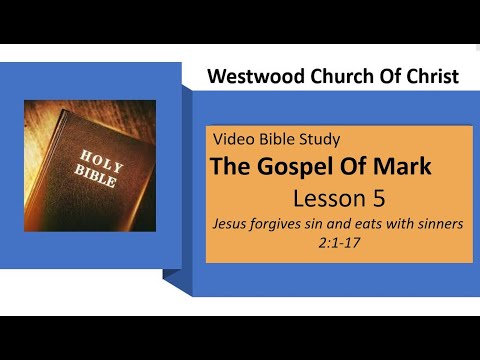 The Gospel of Mark: Lesson 5
