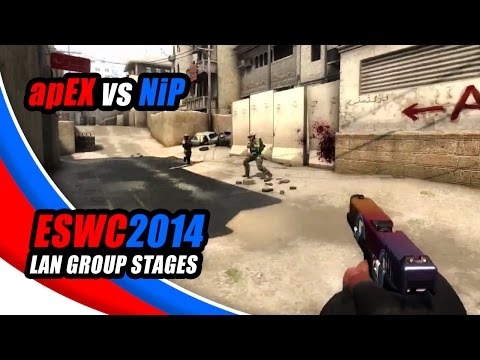 ESWC 2014 LAN Group Stages - apEX vs NiP - Pistol ACE!