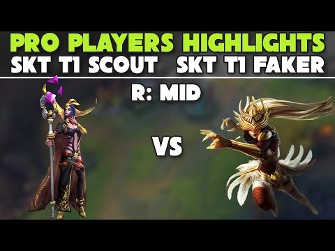 SKT T1 Scout as LeBlanc vs Faker as Syndra | R: Mid | Highlights