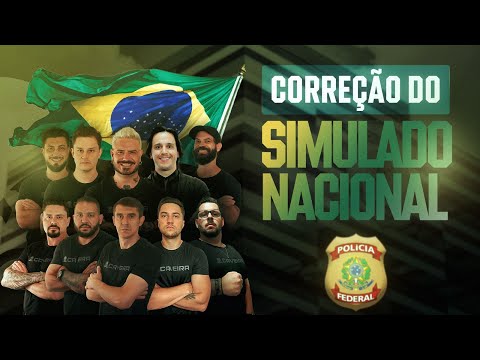 Simulado Nacional da Polícia Federal (Correção) - Projeto Caveira
