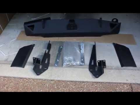 Smittybilt XRC 76851 Cherokee XJ Rear Bumper Unboxing