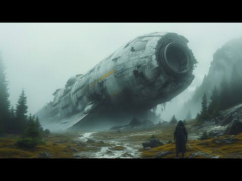 The Wreckage | Dark Sci-Fi Ambient Music (with Rain ambience)