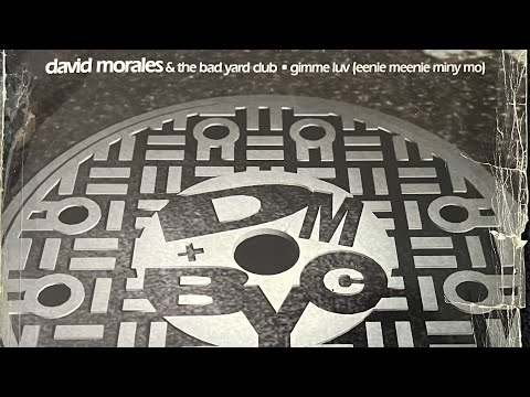 Gimme Luv David Morales 12 inch vinyl record #davidmorales