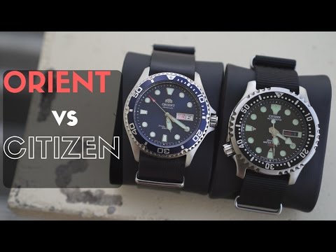 Orient Blue Ray II vs Citizen Promaster NY0040