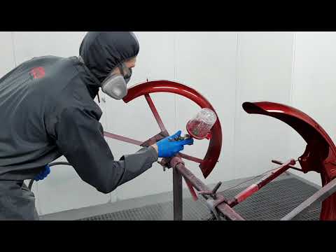 Simson painting// lackieren von Simson teilen // Покраска Симсон