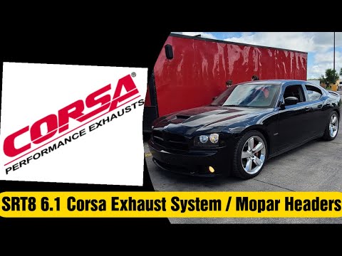 2006 Dodge Charger SRT8 Corsa Exhuast X Pipe full exhaust Cold Start / Revs / Drive Sounds