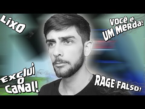 RAGE FALSO, LIXO, BURRO, SOU UM HATER NO CLASH ROYALE!