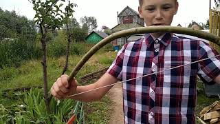 Как делать плетенку из лука
