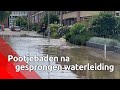 Straten staan blank door gesprongen waterleiding in Goirle.