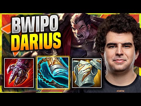 BWIPO IS SO CLEAN WITH DARIUS STRIDEBREAKER! - FNC Bwipo Plays Darius TOP vs Gangplank! | Season 11