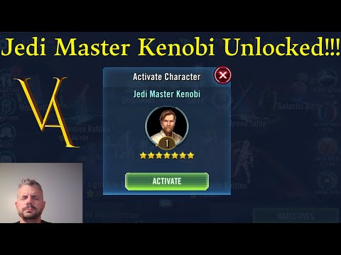 Hello There!  Jedi Master Kenobi Unlocked + GL Farming Tips and Tricks - Star Wars Galaxy of Heroes