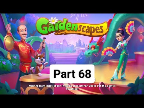 Gardenscapes New Area Part 68 (story and gameplay)