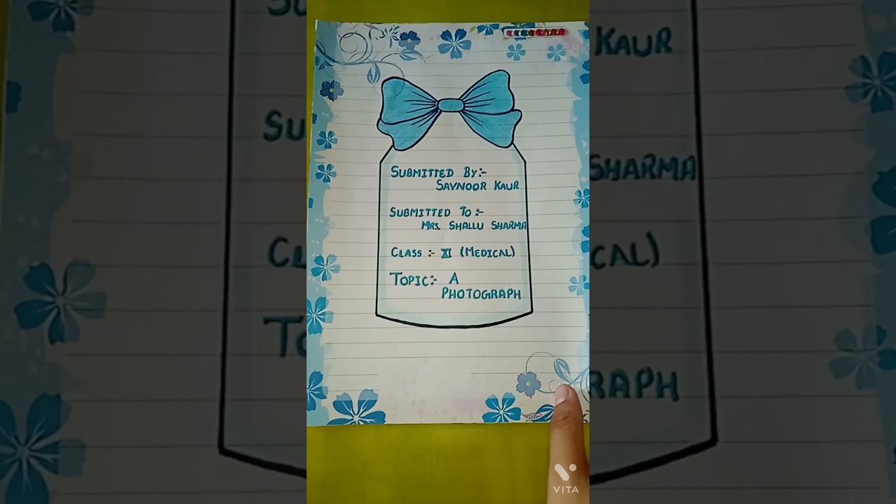 Art integrated project of English class 11th