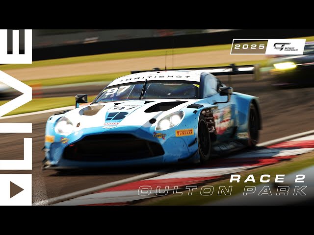 LIVE | Race 2 | Oulton Park | British GT 2025 SDDEFAULT Thumbnail