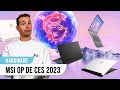De nieuwste laptops en gadgets van MSI! - CES 2023