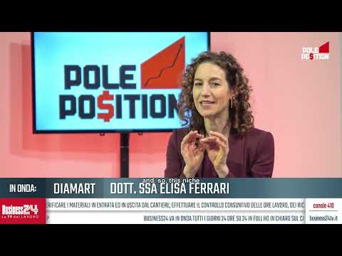 Elisa Ferrari, CEO of DiamArt, guest on Pole Position on Sky Business 24