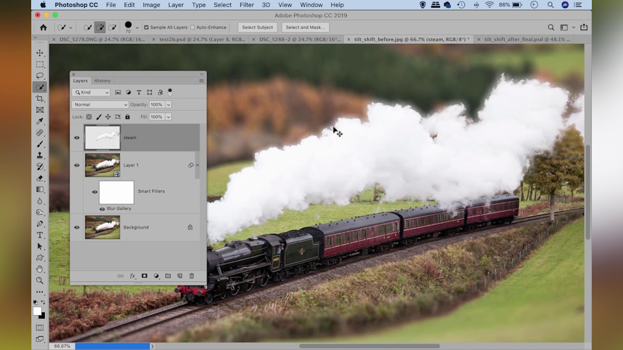 Digital Darkroom - Create a Toy Town Look in Photoshop CC - YouTube