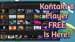Video thumbnail for New Kontakt 8 Player FREE by Native Instruments (Huge Plugins Pack) - Whats New, Installation Review by Amner Hunter