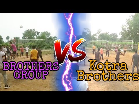 Brothers Group  V/S  Kotra Brothers  Direct volleyball open Turnament Moyawasa Semifinal.
