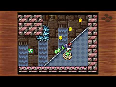 Yoshi's Island SNES Mini - Level 2-8 The Potted Ghost's Castle 100 pts.