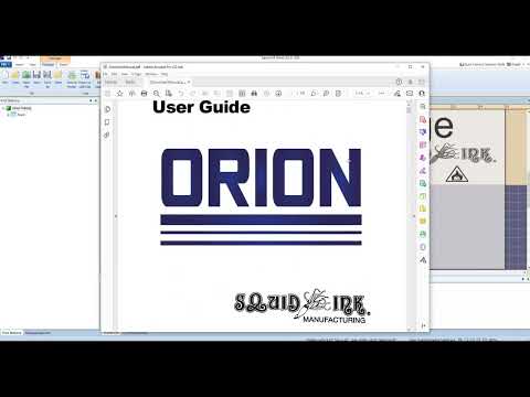 Orion Coding and Marking Software - Menu Tabs