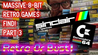 Massive 8-Bit Retro Games Pick Up Part 3 - Commodore 64 & ZX Spectrum | Retro Or Bust!