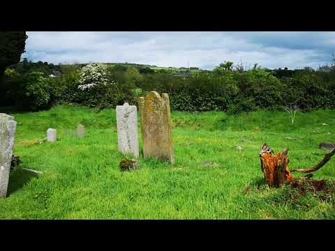 Maghera round tower and old church.