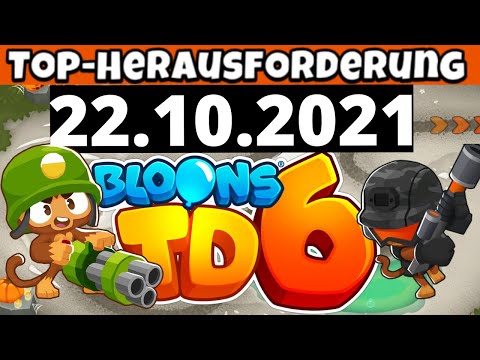 BTD6 TOP-TAGESHERAUSFORDERUNG / ADVANCED CHALLENGE - MOTION OF NIGH WRAITHS - 22.10.2021