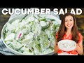Creamy Cucumber Salad Recipe | Easy and Delicious!