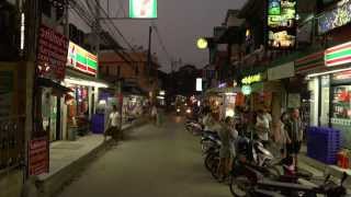 preview picture of video 'Ko Samed Village Nightlife 2014'