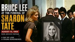 Bruce Lee at Sharon Tate’s Funeral | August 13, 1969 | Rare Archive Footage