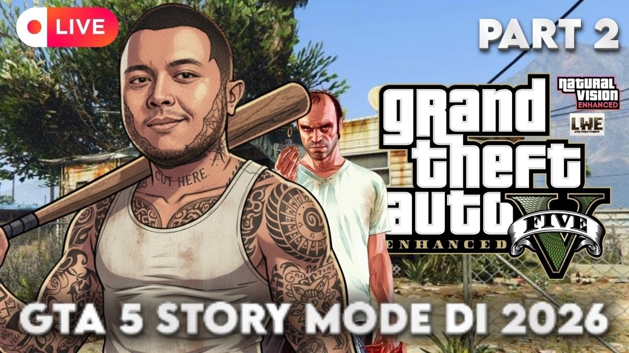 [ GTA 5 ENHANCED ] Jam Malam , Melanjutkan GTA 5.5 Story Mode - Part 2